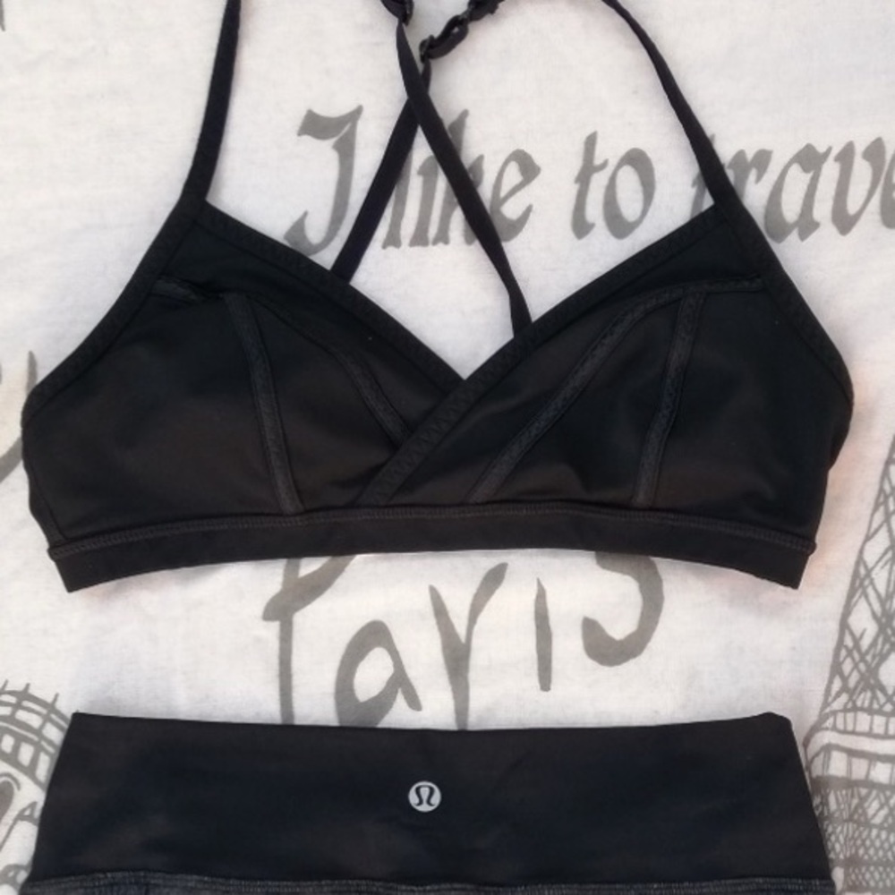 LULULEMON 6 Black Bralette - Picture 6 of 6
